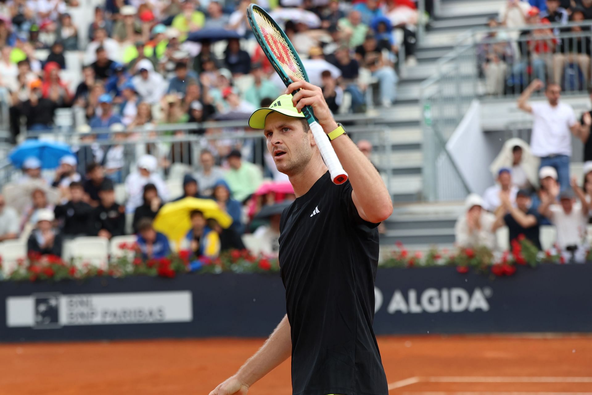 Hubert Hurkacz at the Italian Open 2025: (Photo: Getty)